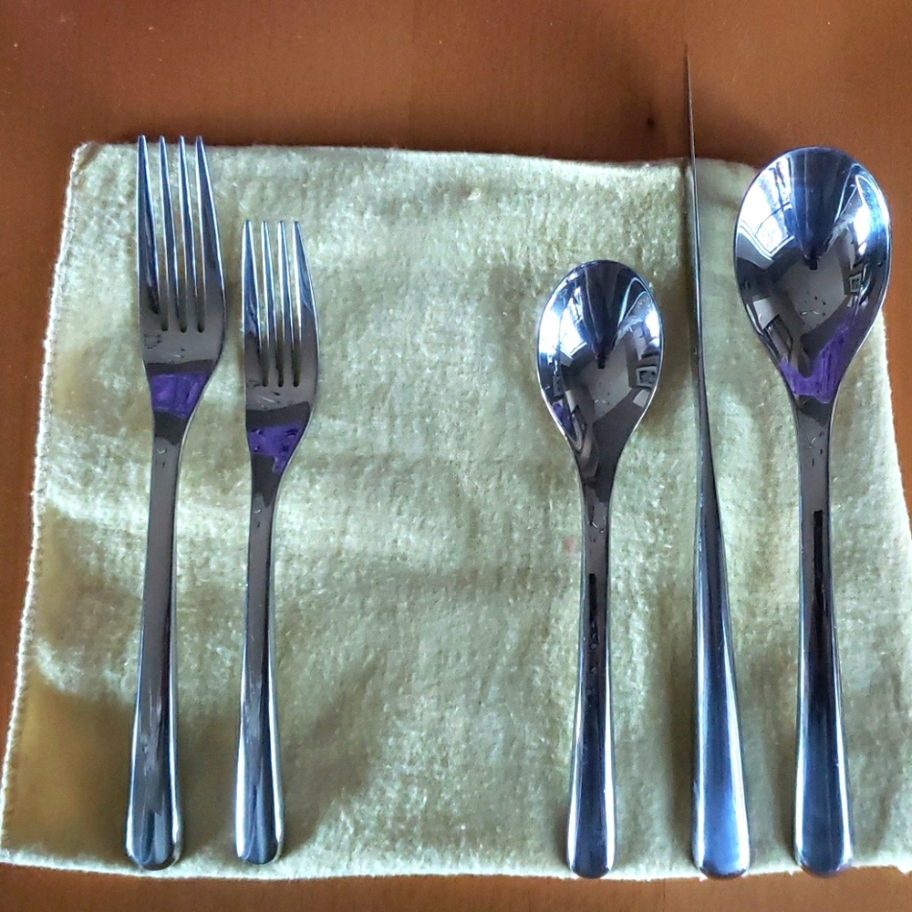 Nambe Flatware 6x 5-piece setting